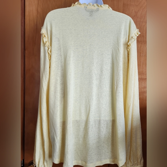 LRL Black Label Linen Blend Tunic Size XL - Picture 4 of 15